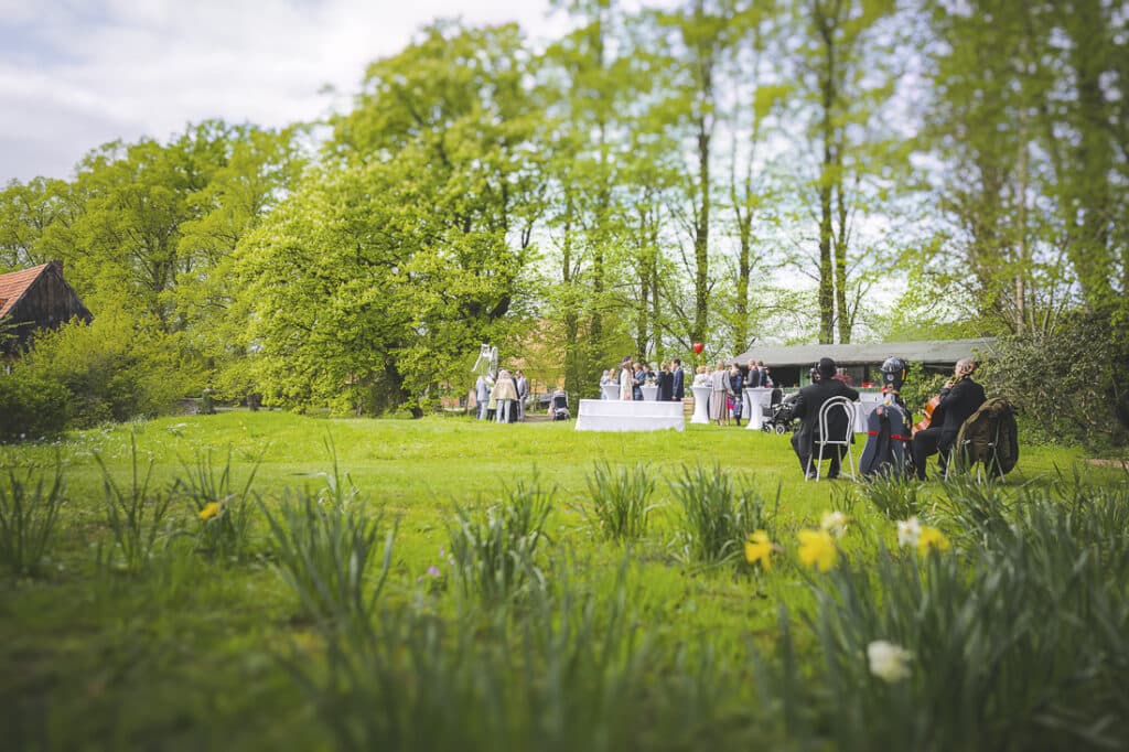 Park von Haus Runde mit Hochzeitsfeier Catering aus der Region und dem Münsterland